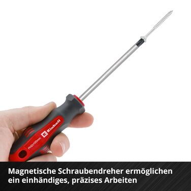 Einhell E-CASE 80: Набір інструментів в кейсі (80 предметів) для дому, майстерні, в дорозі - міцний пластиковий кейс