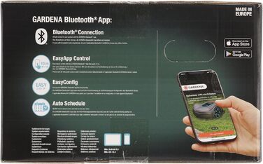 Робот-газонокосарка Gardena SILENO minimo 350 м², інтелектуальна, з Bluetooth-додатком, програмована, для газону