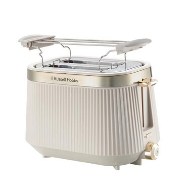 Тостер Russell Hobbs Brontë Stone на 2 тости, 6 режимів, кремовий - 26761-56