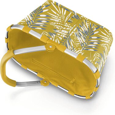 Reisenthel Carrybag Jungle Curry – міцний кошик для покупок з великим об’ємом, водостійкий, з внутрішньою кишенею, елегантний дизайн