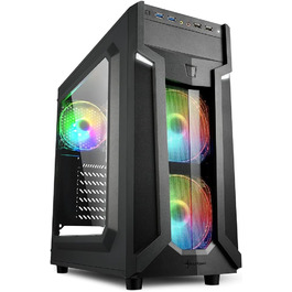 Комп'ютерний корпус Sharkoon VG6-W з RGB підсвічуванням