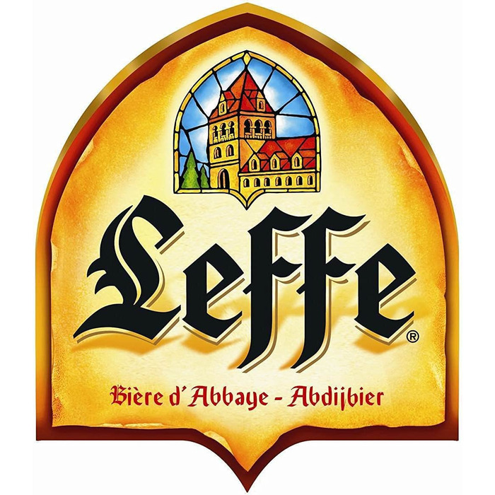 Набір келихів Leffe 33cl з підставками, 4 шт., великі келихи для пива