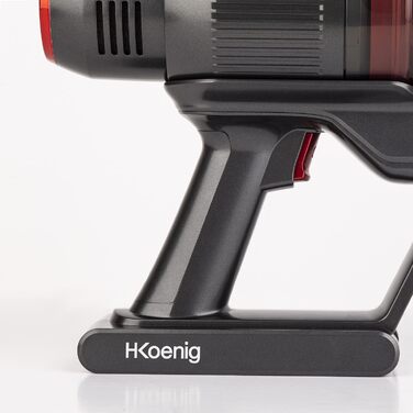 Вертикальний та ручний пилосос H.Koenig UPX22, червоний, 121x25x23 см