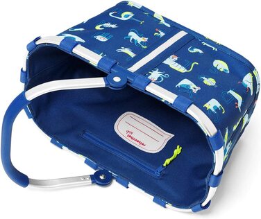 Дитячий кошик reisenthel carrybag XS ABC friends blue – легкий кошик для покупок та іграшок