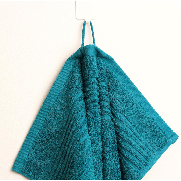 Набір банних рушників Phlox, 4 шт., 100% бавовна, 70x140 см, бірюзові, 600 г/м², м'які, сертифікат Oeko-Tex