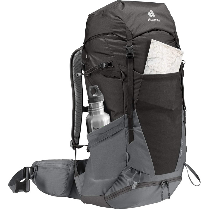 Рюкзак для туризму Deuter Futura Pro 40 л чорний-графіт L