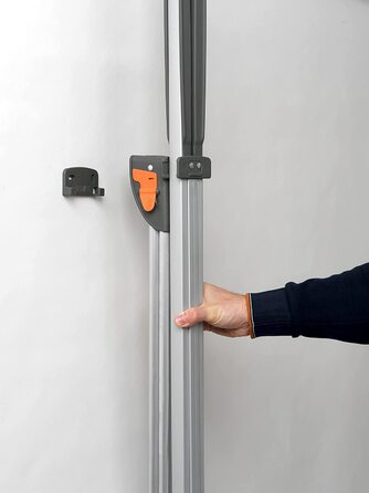 Сушарка для білизни Juwel Twist 140, 13,7 м, переносна з настінним кріпленням, для великої білизни, ідеальна для кемпінгу