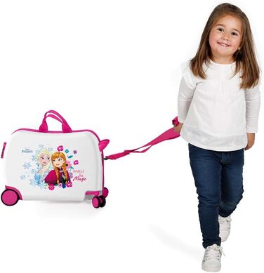 Дитяча валіза Disney Sparkle Like Magic, 55 см, рожева, багатоколірна