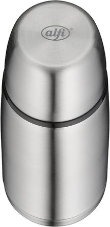 Термос alfi ISOTHERM PERFECT DV 350 мл з нержавіючої сталі з чашкою, герметичний, з кришкою-склянкою, зберігає тепло, не залишає слідів від пальців, довговічний, можна мити в посудомийній машині, BPA-free, 0,35 л