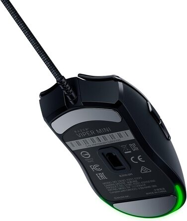 Ігрова миша Razer Viper Mini — ультралегка дротова миша (61г), оптичний сенсор 8500 DPI, RGB-підсвітка Chroma, чорна