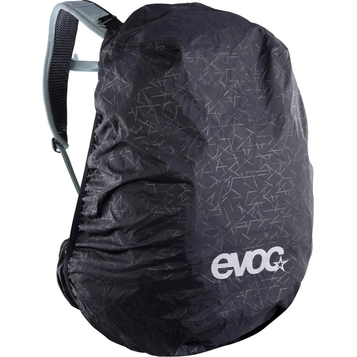 Рюкзак EVOC EXPLORER PRO 30 л срібний, система AIR FLOW CONTACT, AIRO FLEX пояс, відсік для питної системи та дощовик, комфортний міський та туристичний рюкзак преміум-класу