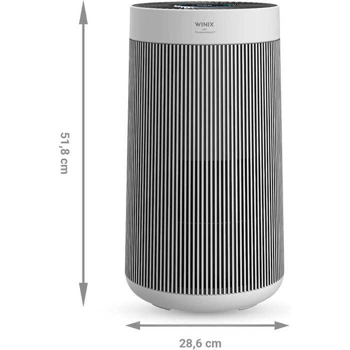 Очищувач повітря Winix T800 з HEPA-фільтром, керуванням через Alexa та додаток, для площі до 120м², CADR 390 м³/год, від алергенів, пилу та шерсті тварин
