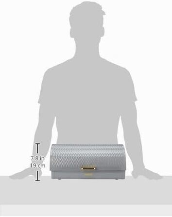 Контейнер для хліба Tower T826090GRY Empire з рулетною кришкою, нержавіюча сталь, сірий з латунними елементами