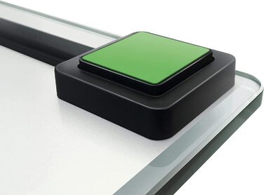 Цифрова вага Soehnle Shape Sense Control 200 для людей з великим LCD-дисплеєм, автоматичне вмикання та вимикання, плоска вага для тіла