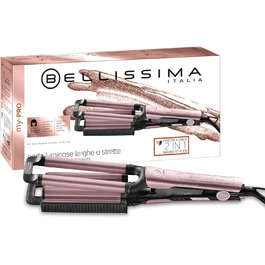 Плойка для хвиль і локонів BELLISSIMA Imetec My Pro Beach Waves GT20 100, подвійний стайлер, 3 температури, захист волосся