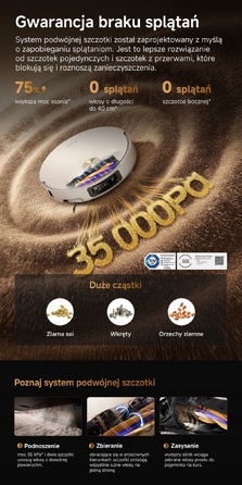 Робот-пилосос Dreame X60 Ultra, білий