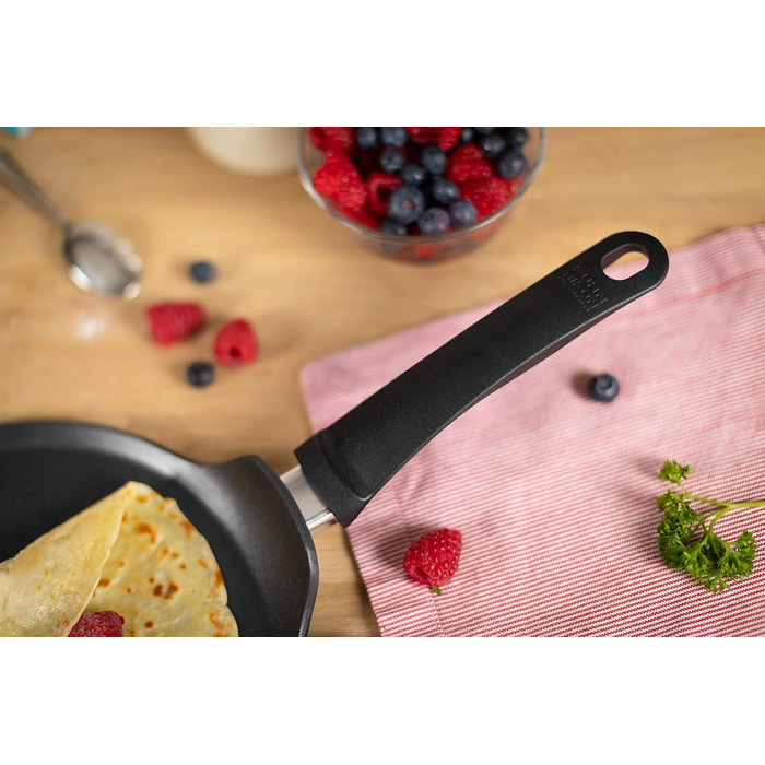 Млинцева пательня KUHN RIKON Easy Induction, алюмінієва, антипригарна, для індукції, 25 см, чорна