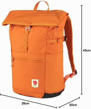 Рюкзак Fjällräven High Coast Foldsack 24л, помаранчевий (Sunset Orange)
