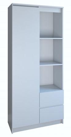 Стелаж TopEshop TES, 80 x 180 x 35 см, багатоколірний