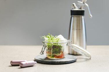Сифон для вершків iSi Cream Profi Whip 0,5 л з нержавіючої сталі, для збивання вершків, професійний, під капсули iSi, для холодних страв, можна мити в посудомийці