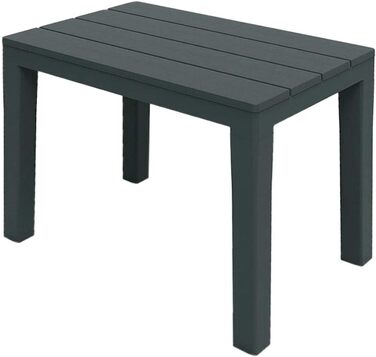 Пластиковий садовий столик Spetebo антрацит 60x39x45 см для балкона і саду