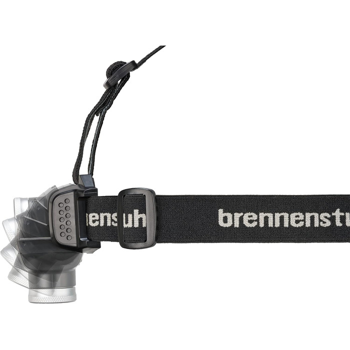 Світлодіодний налобний ліхтар Brennenstuhl LuxPremium з акумулятором, червоним світлом, IP44, 250 люмен, чорний, USB зарядка, CREE LED, до 30 годин роботи