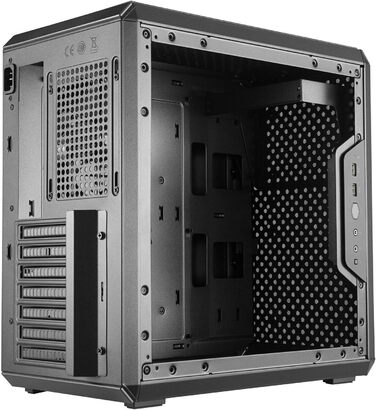 Корпус Cooler Master MasterBox Q500L ATX Mini Tower з прозорою бічною панеллю, організацією кабелів і багатьма варіантами охолодження