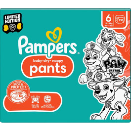 Підгузки-трусики Pampers Baby-Dry Pants Paw Patrol Edition, розмір 6 (13-19 кг), 138 шт.