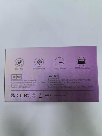 Ультразвуковий аромадифузор WD&CD 550 мл з пультом, зволожувач повітря, LED підсвічування 7 кольорів, автоматичне вимкнення, для ефірних олій, білий