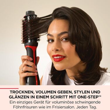 Revlon One-Step Volumiser Plus RVDR5298E - професійний фен-щітка з кераміко-титановою пластиною та турмаліновою іонізацією для об'єму та укладки