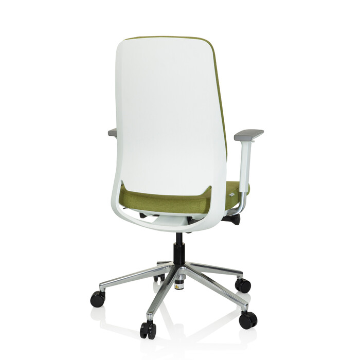 Офісне крісло / поворотне крісло CHIARO T4 WHITE тканина зелена hjh OFFICE