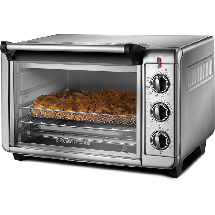 Мультифурна Russell Hobbs Airfryer Express 20л (5-в-1: фритюрниця, міні-піч, гриль, тостер, підігрів) з набором аксесуарів 26680-56