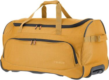 Дорожня сумка на колесах Travelite Basics Fresh L, 89 літрів, жовта, 71 см