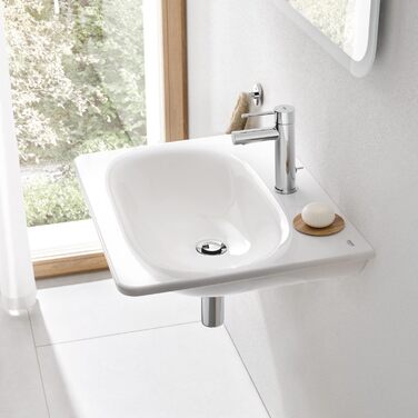 Змішувач для ванної кімнати GROHE Essence, водозберігаючий, хром, 17 см, з витяжною штангою