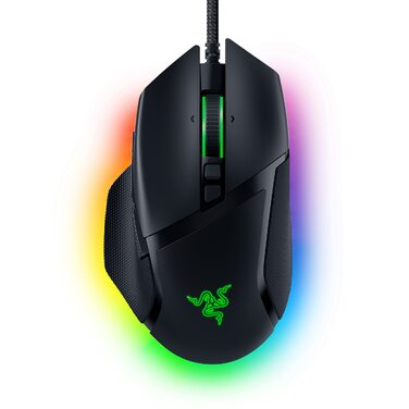 Ігрова миша Razer Basilisk V3 дротова з RGB підсвіткою Chroma, 11 програмованих кнопок, гіперскрол колесо, ергономічний дизайн, чорна