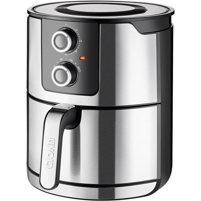 Аерофритюрниця Unold 58655 XL 5 л, без масла, для здорового смаження, гриль, запікання, сушіння, 80-200°C, BPA-free, автоматичне відключення
