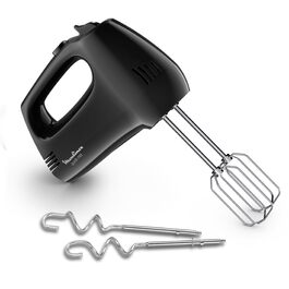 Міксер ручний Moulinex Quickmix HM3108 300 Вт, 5 швидкостей, нержавіюча сталь, чорний