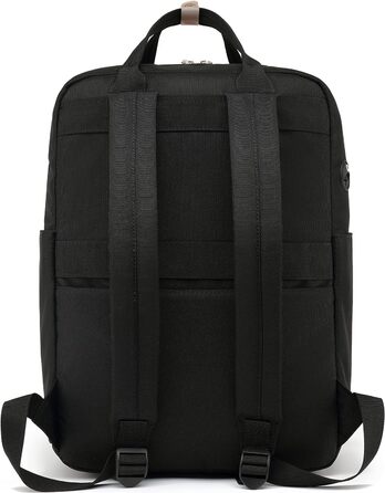 Жіночий рюкзак FUXINGYAO для ручної поклажі з відділенням для ноутбука 15,6'', антивандальний, шкільний, чорний, 23 л