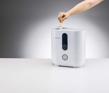 Ультразвуковий зволожувач повітря BONECO U300, 5 л, для кімнат до 50 м², з арома-функцією, авто-вимкненням, індикатором порожнього бака, фільтром, білий