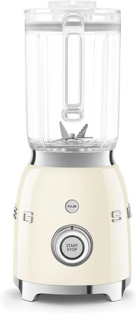 Міксер стаціонарний Smeg BLF03CREU 1.5 л кремового кольору, 800 Вт, 4 швидкості, автоматичні програми