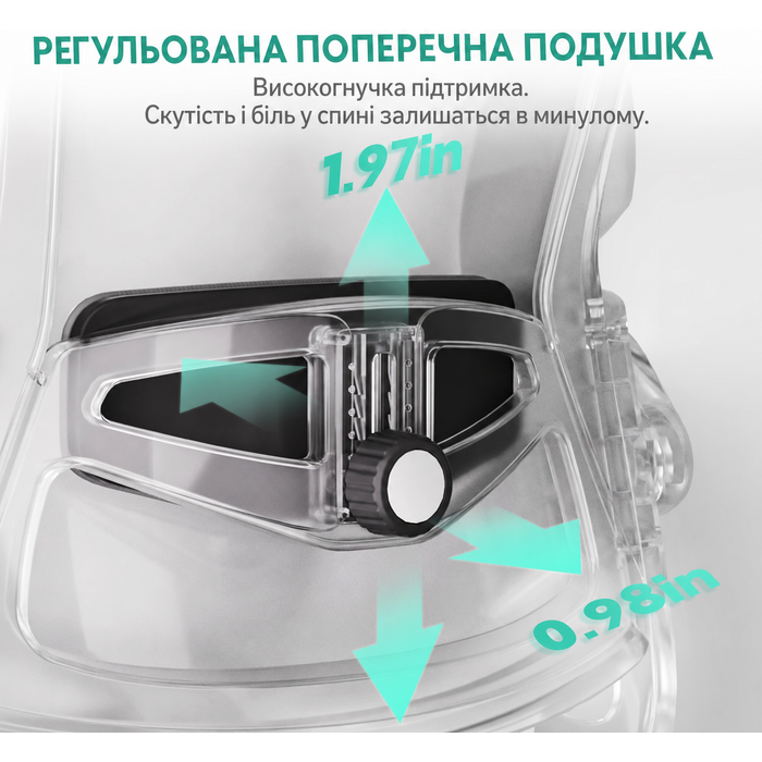 Ергономічне крісло для офісу та геймінгу, широке сидіння, регульовані підлокітники, біло-сіре, 90° підйом підлокітників