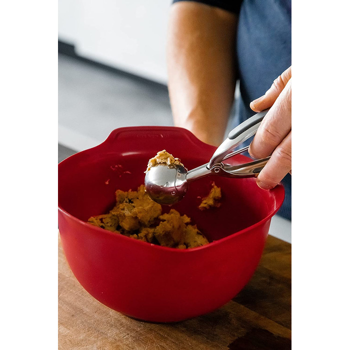 Ложка для морозива та тіста KitchenAid з порційним механізмом, нержавіюча сталь, кольорова