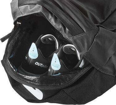 Сумка-баул Salomon Duffel 45 л для подорожей, унісекс, міцна, чорна
