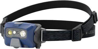 Ліхтарик налобний Ledlenser HF6R Core, 800 люмен, синій, акумуляторний, водонепроникний IP68, з червоним світлом для туризму та аутдору