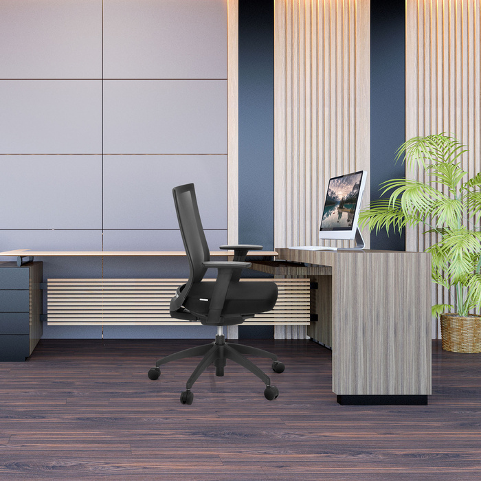 Офісне крісло / Поворотне крісло ASPEN Mesh Black hjh ОФІС