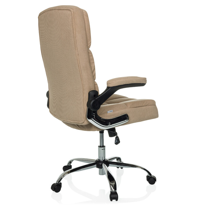 Крісло для керівника RELAX WD 100 тканина вельвет бежевий MyBuero
