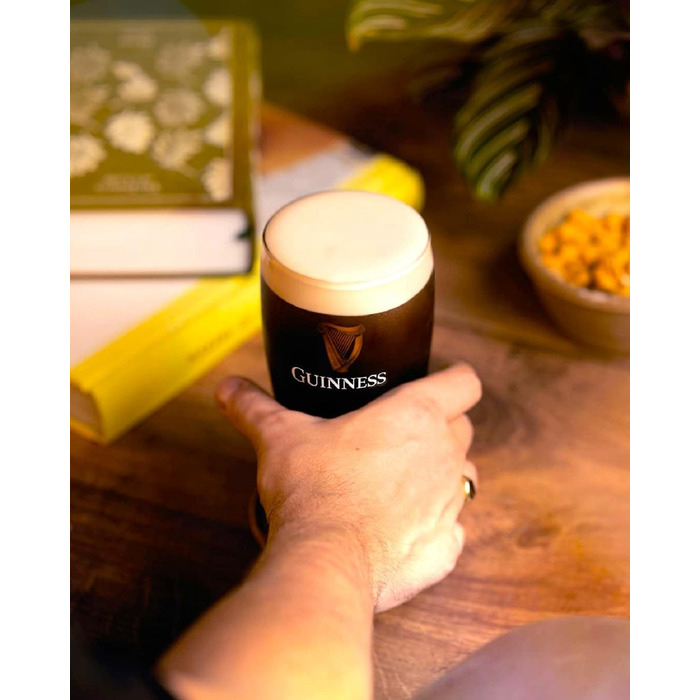 Набір пивних келихів Guinness 4 шт по 568 мл з логотипом та арфою