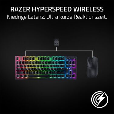 Ігрова миша Razer DeathAdder V3 HyperSpeed бездротова ергономічна, 26K DPI, вага 55г, чорна