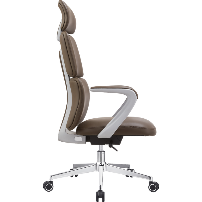 Крісло офісне OfficePro Delicate OC690BR Brown PVC