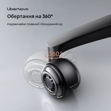 Комплект подвійних гумових коліс для крісел LiberNovo Graphite